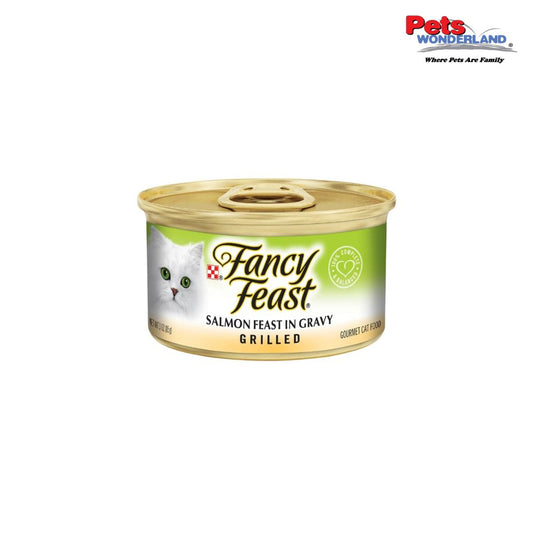 Fancy Feast Cat Wet Food Grilled Salmon Feast 85g