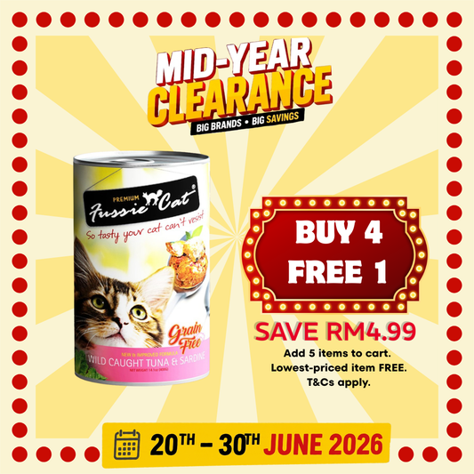 Fussie Cat Wild Caught Tuna & Sardine 400g