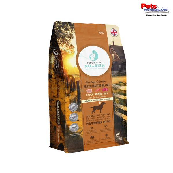 Heritage Collection Rustic Master Blend (Performance) Intake) Dog Chicken, Salmon & Duck