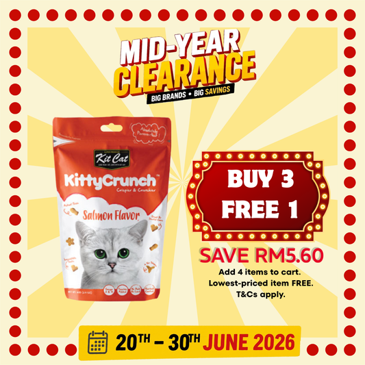 Kit Cat Kitty Crunch Salmon Treats 60g