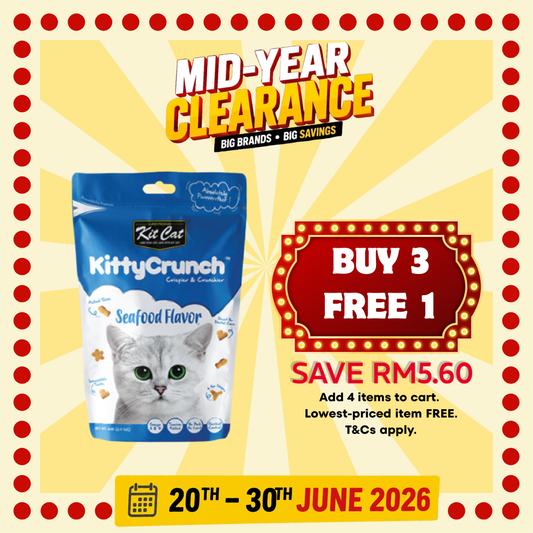 Kit Cat Kitty Crunch Seafood Treats 60g