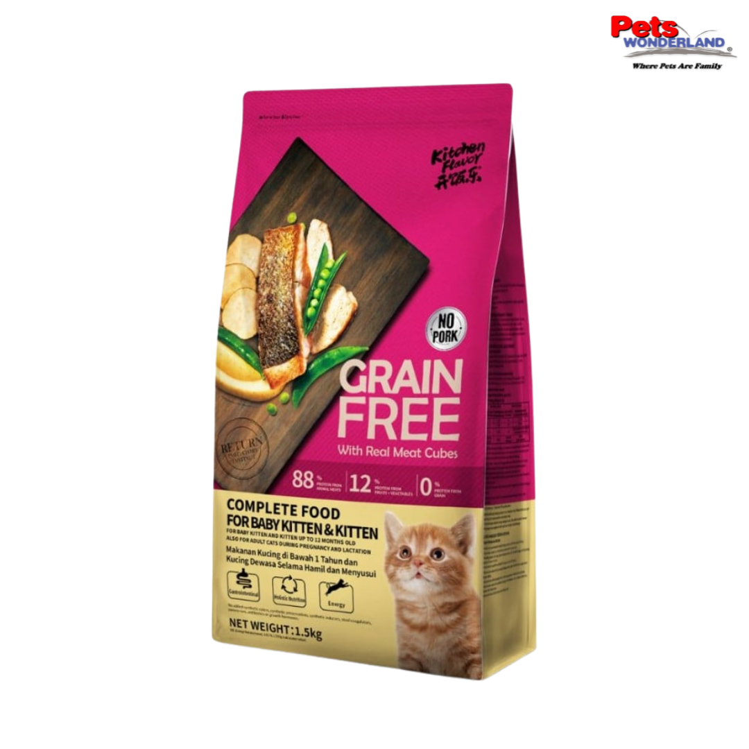 Kitchen Flavor Cat Grain Free Baby Kitten 1.5kg
