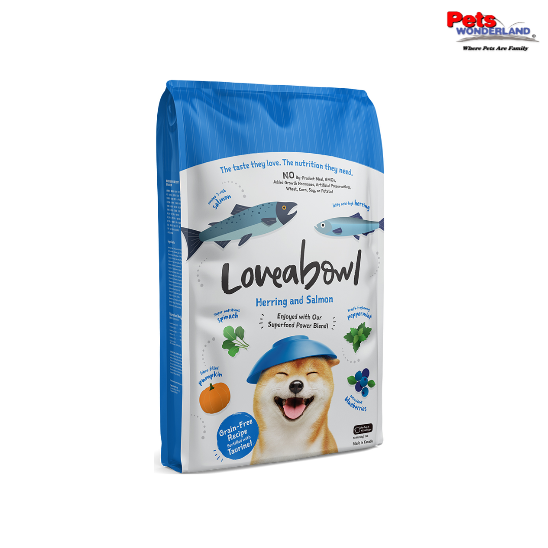 LOVEABOWL Herring & Salmon Dog