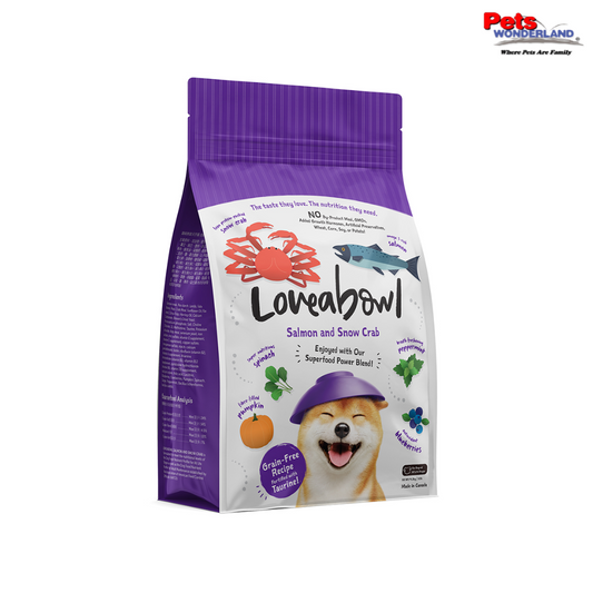 LOVEABOWL Salmon & Crab Dog
