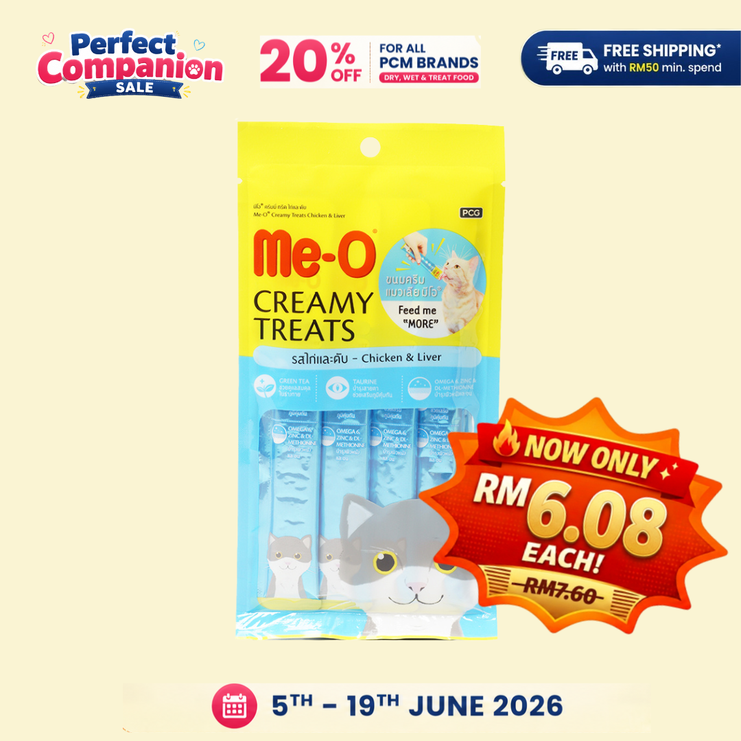 Me-o Cat Creamy Treat Chicken & Liver 4X15g