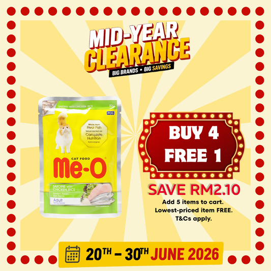 Me-o Cat Pouch Sardine With Chicken 80g