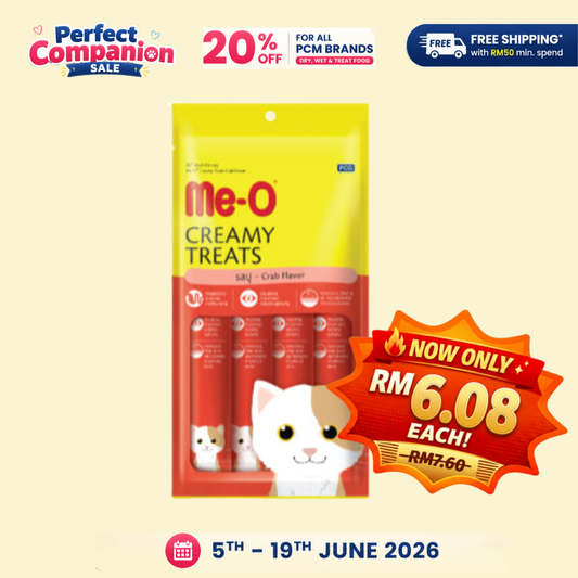 MeO Cat Creamy Treat Crab 4x15g