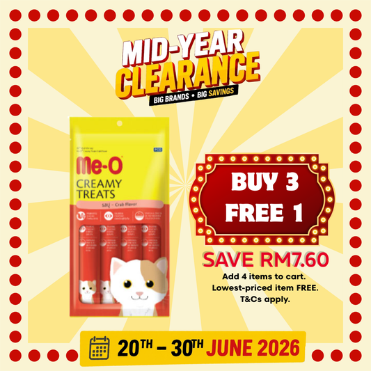 MeO Cat Creamy Treat Crab 4x15g