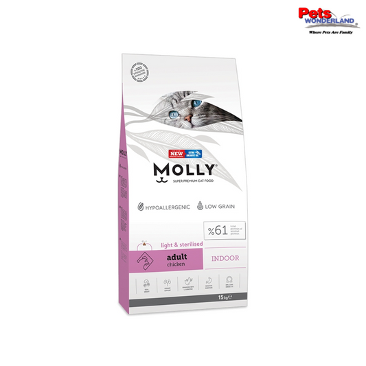 Molly Cat Adult Indoor Light & Sterilised Chicken