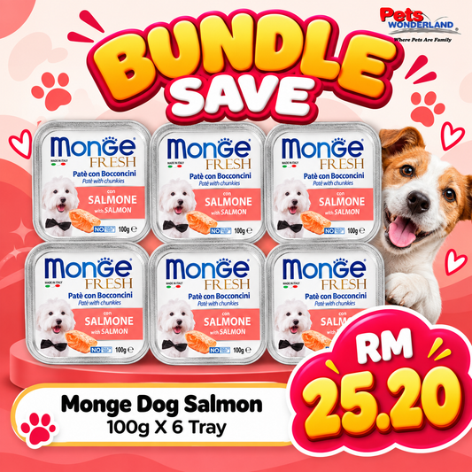 BUNDLE SAVE - Monge Salmon 100g X 6 Tray