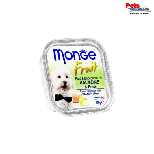 Monge Fruits Salmon & Pear 100g