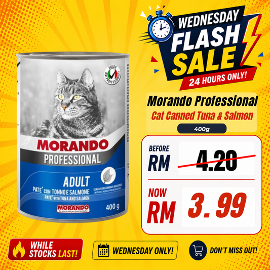 Morando - Professional Cat Canned Tuna & Salmon 400g