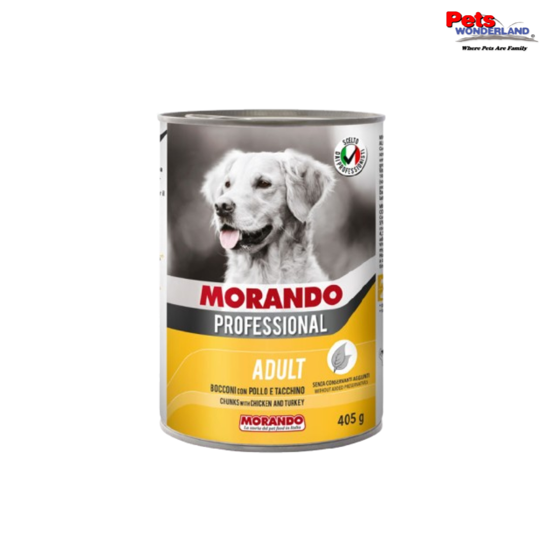 Morando - Professional Dog Chicken & Turkey 405g