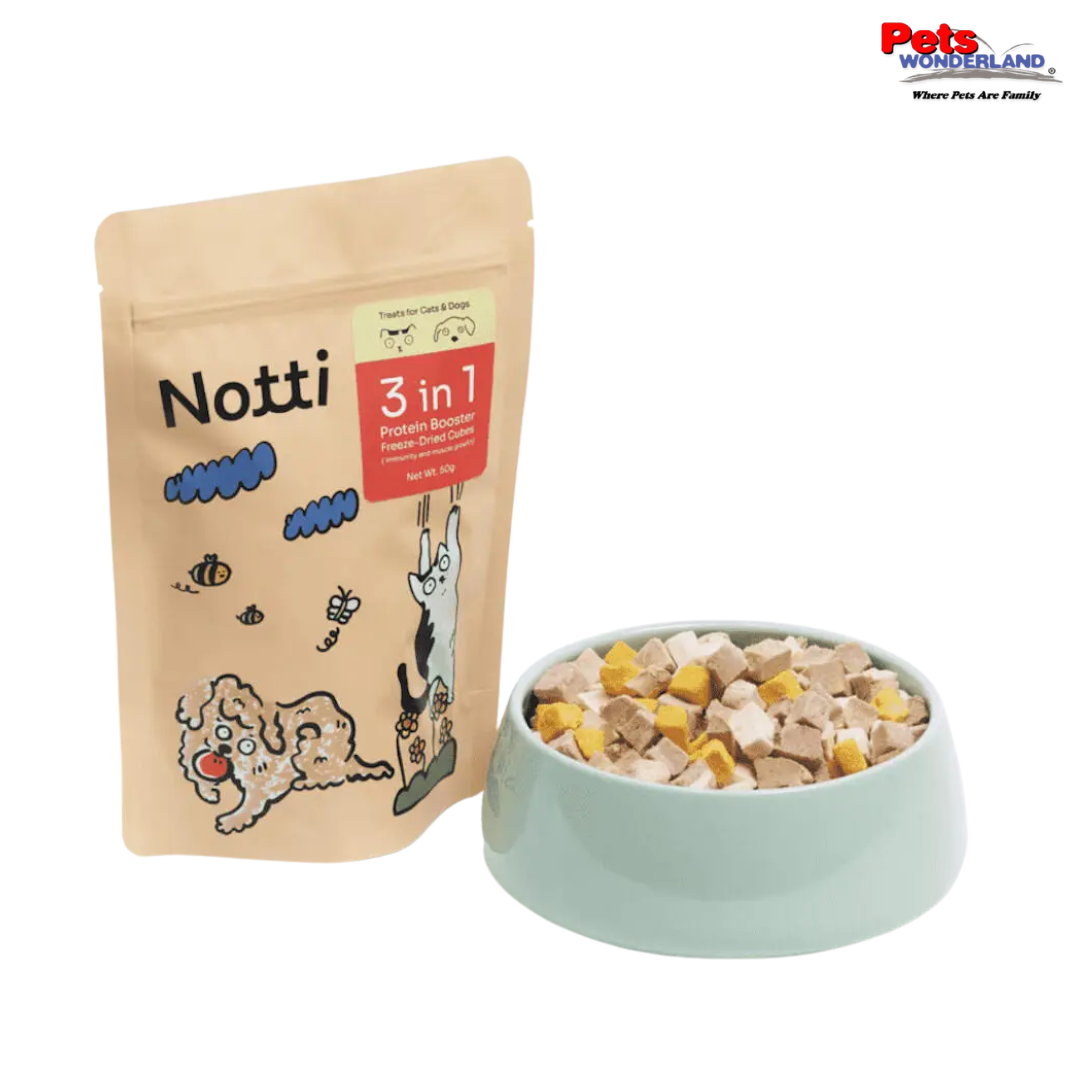 NOTTI 3in1 Protein Booster Freeze Dried Cubes (Immunity & Muscle Growth) 50g