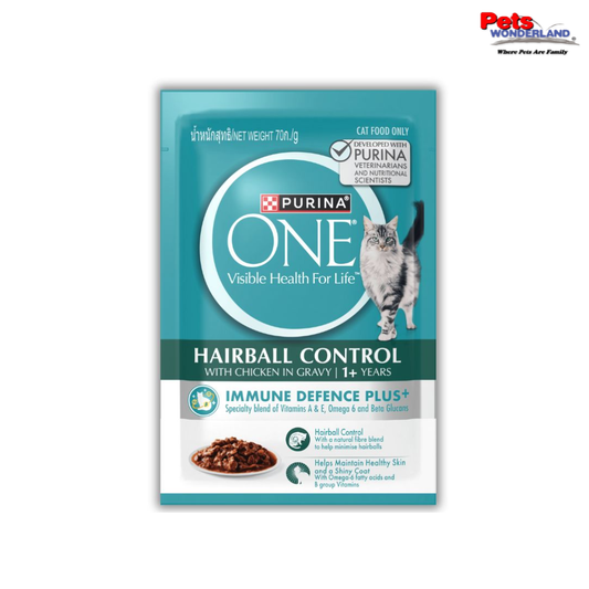 ONE Adult Cat HairBall Chicken Pouch 70g