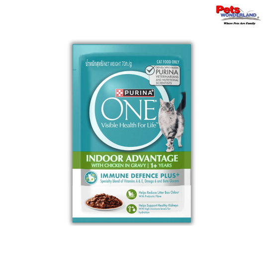 ONE Adult Cat Indoor Chicken Pouch 70g