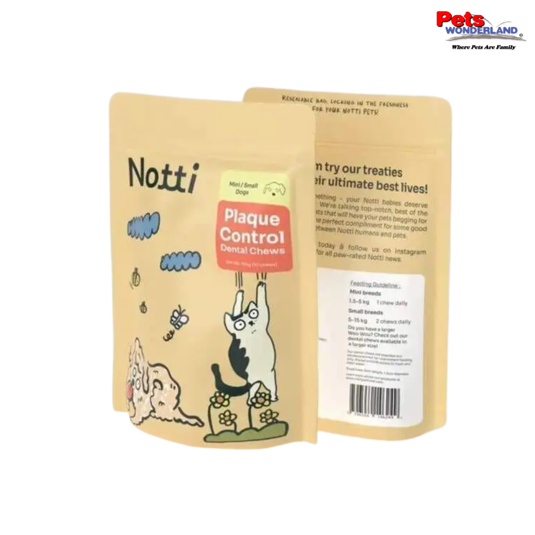 NOTTI Plaque Control Dental Chews Mini/Small Breeds 104g