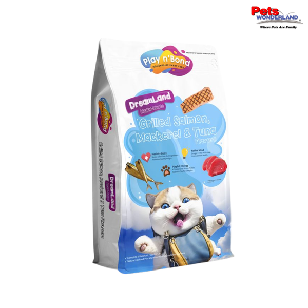 Play N' Bond Meow Chute Grilled Salmon, Mackerel & Tuna