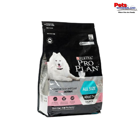 Pro Plan Sensitive Skin and Coat (All Size Adult 7+ Dog) 2.5kg