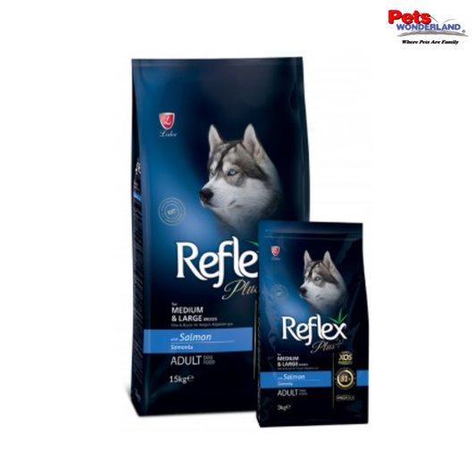 Reflex Plus Medium & Large Breed Adult with Salmon 3kg