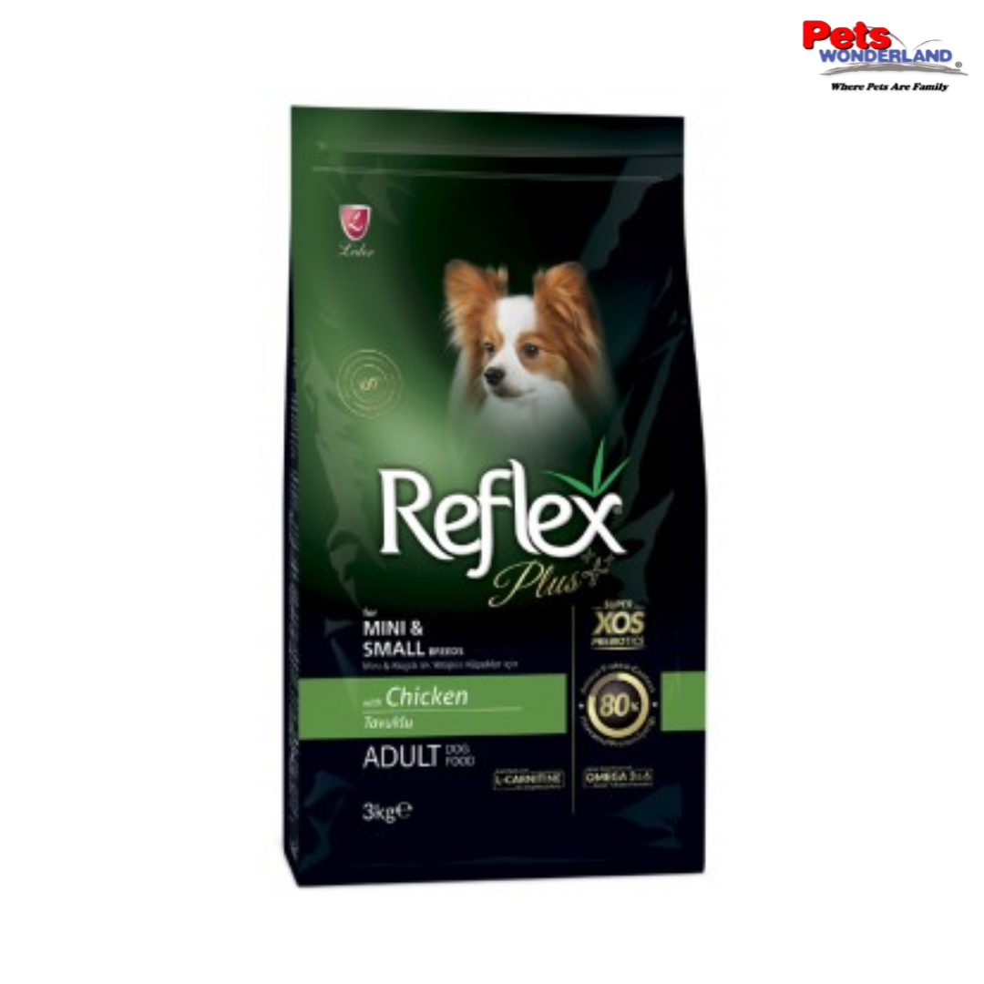 Reflex Plus Mini & Small Breed Adult with Chicken 3kg