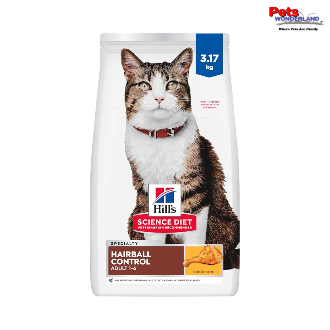 Science Diet Feline Adult Hairball Control Dry Food 3.2kg