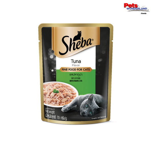SHEBA Pouch Cat Wet Food Adult Tuna 70g