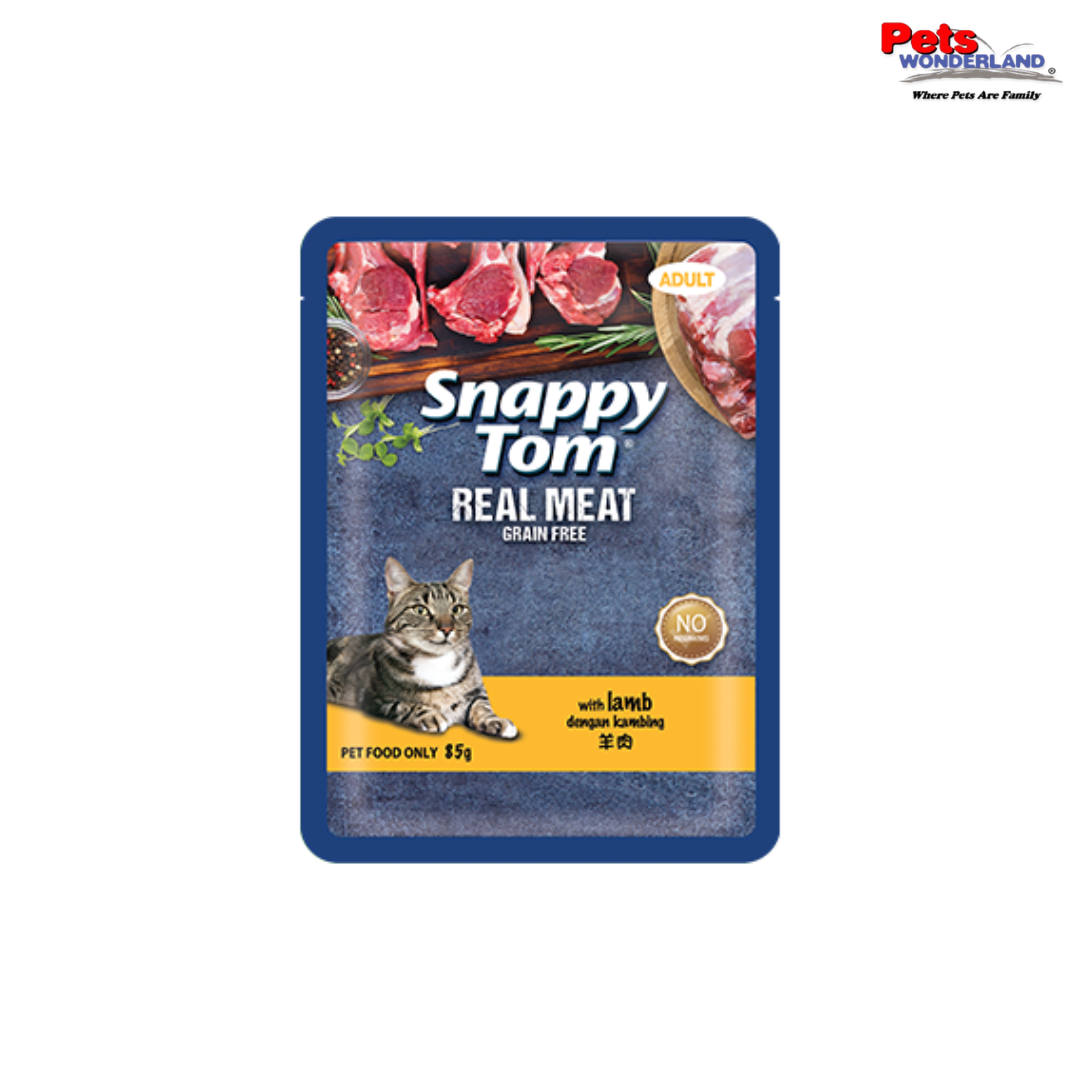 BUNDLE SAVE - Snappy Tom Pouch Lamb 85g  X 12pcs