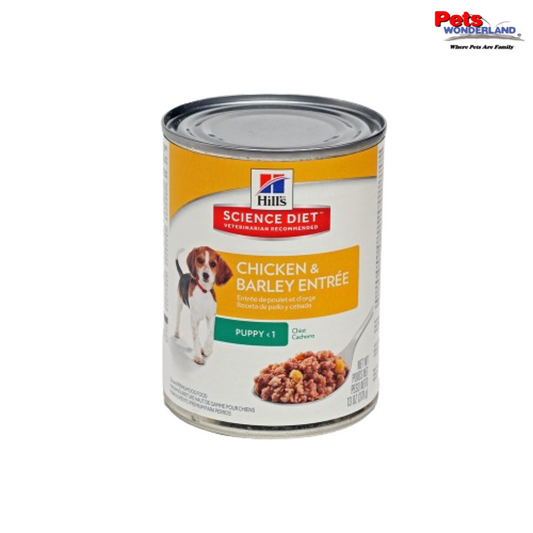 Science Diet Puppy Chicken & Barley Entree 369g