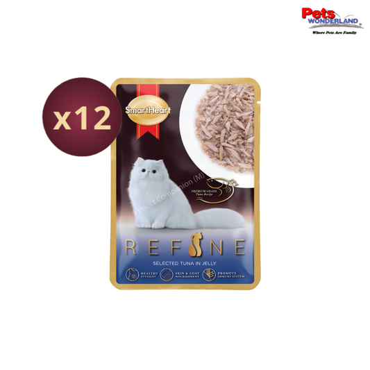 Smartheart Refine Cat Pouch Tuna In Jelly 70g x 12pcs