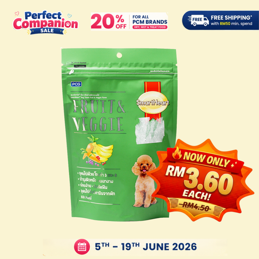 SmartHeart Dog Biscuit Fruit & Veggie 100g