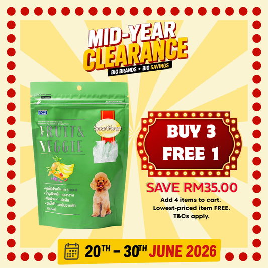 SmartHeart Dog Biscuit Fruit & Veggie 100g