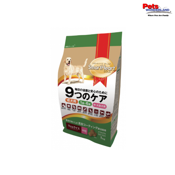 SmartHeart Gold Adult Dog Lamb & Rice 3kg