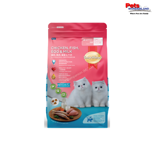 SmartHeart Kitten Chicken, Fish, Egg & Milk 1.1kg