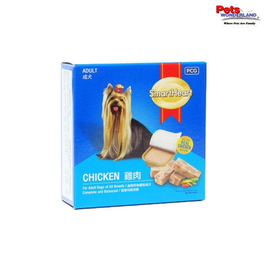 SmartHeart Dog Tray Chicken 100g