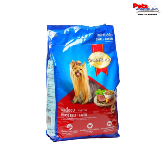 SmartHeart Toy Dog Food Roast Beef Flavor 3kg