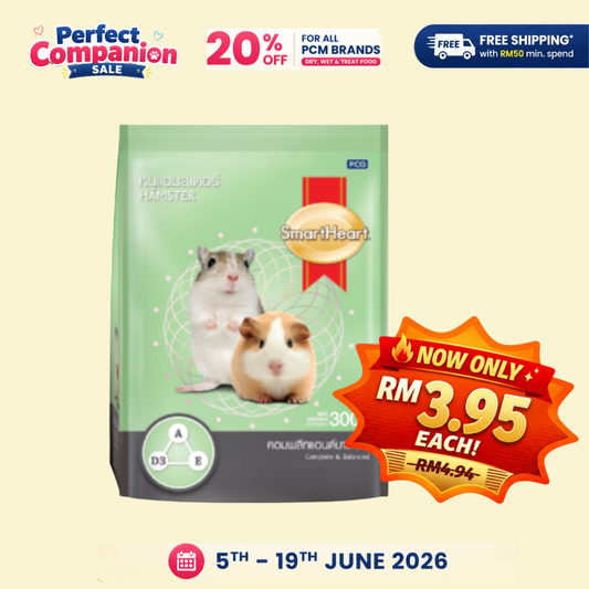 Smartheart Hamster Food Complete and Balance 300g