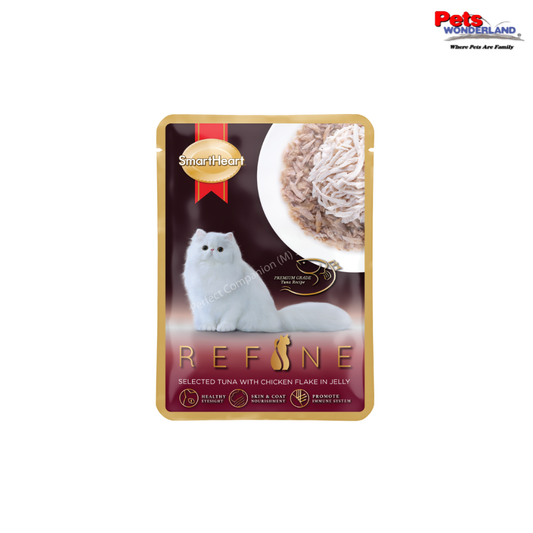 Smartheart Refine Cat Pouch Tuna With Chicken In Jelly 70g