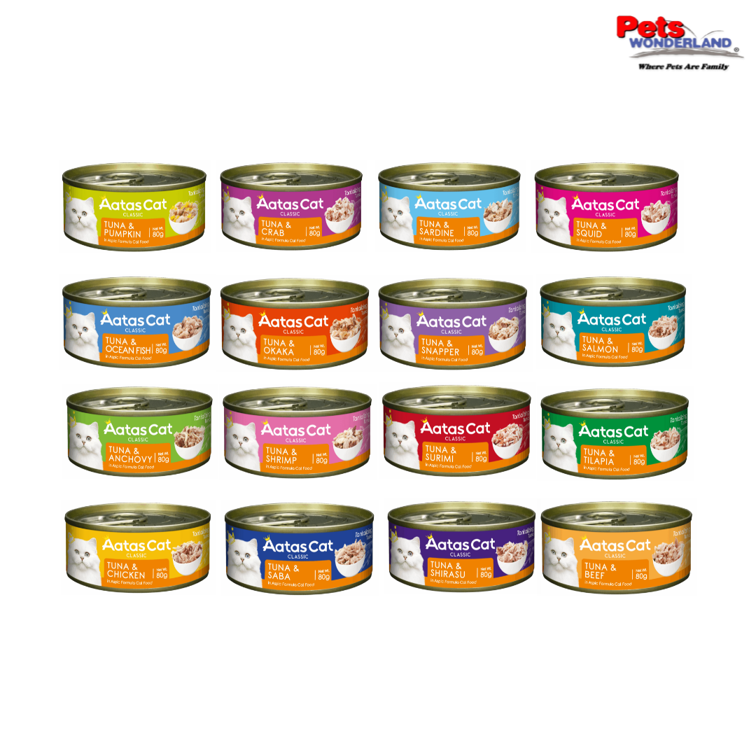 Aatas Cat Tantalizing Tuna & Beef in Aspic 80g