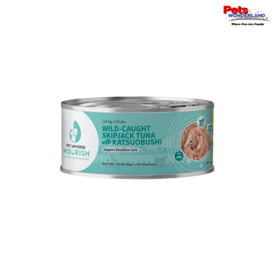 Vitality Collection Wild Caught Skipjack Tuna w/Katsuobushi in Jelly 70g