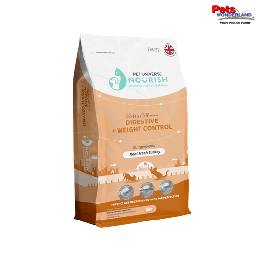 Vitality Collection Digestive + Weight Control Cat Turkey 4kg