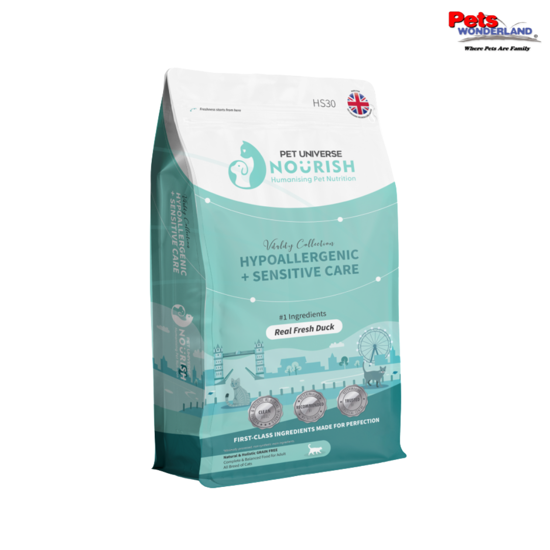 Vitality Collection Hypoallergenic + Sensitive Care Cat Duck 4kg