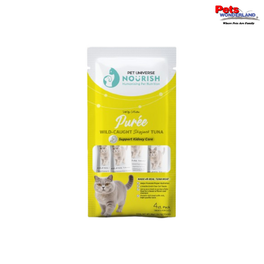 Vitality Collection W.Caught S/jack Tuna Puree Support Kidney Care 4x14g