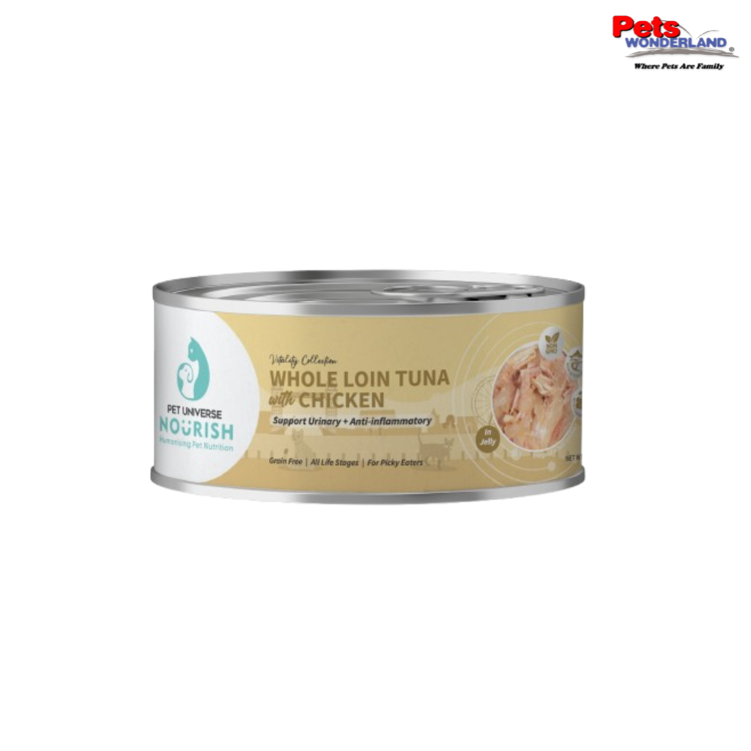 Vitality Collection Whole Loin Tuna w/Chic in Jelly 70g