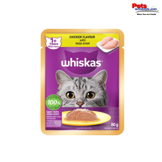 Whiskas Pouch Chicken Loaf 80gm
