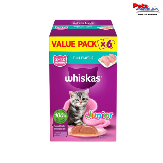 Whiskas Pouch Junior Tuna 6x80g