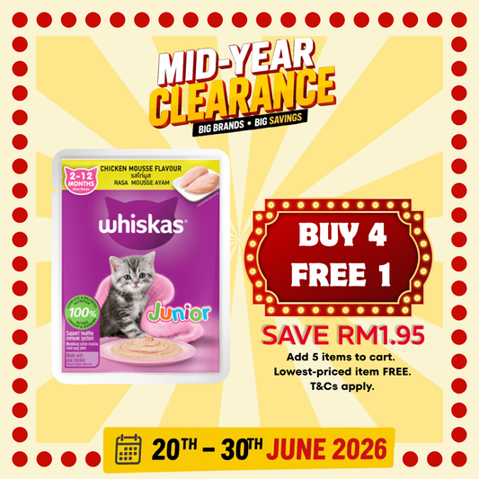 Whiskas Pouch Junior Chicken Loaf 80gm
