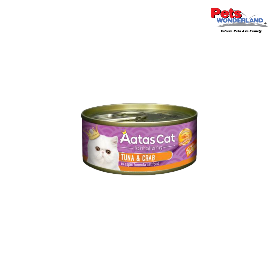 Aatas Cat Tantalizing Tuna & Crab in Aspic 80g