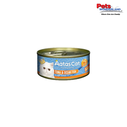 Aatas Cat Tantalizing Tuna & Ocean Fish in Aspic 80g