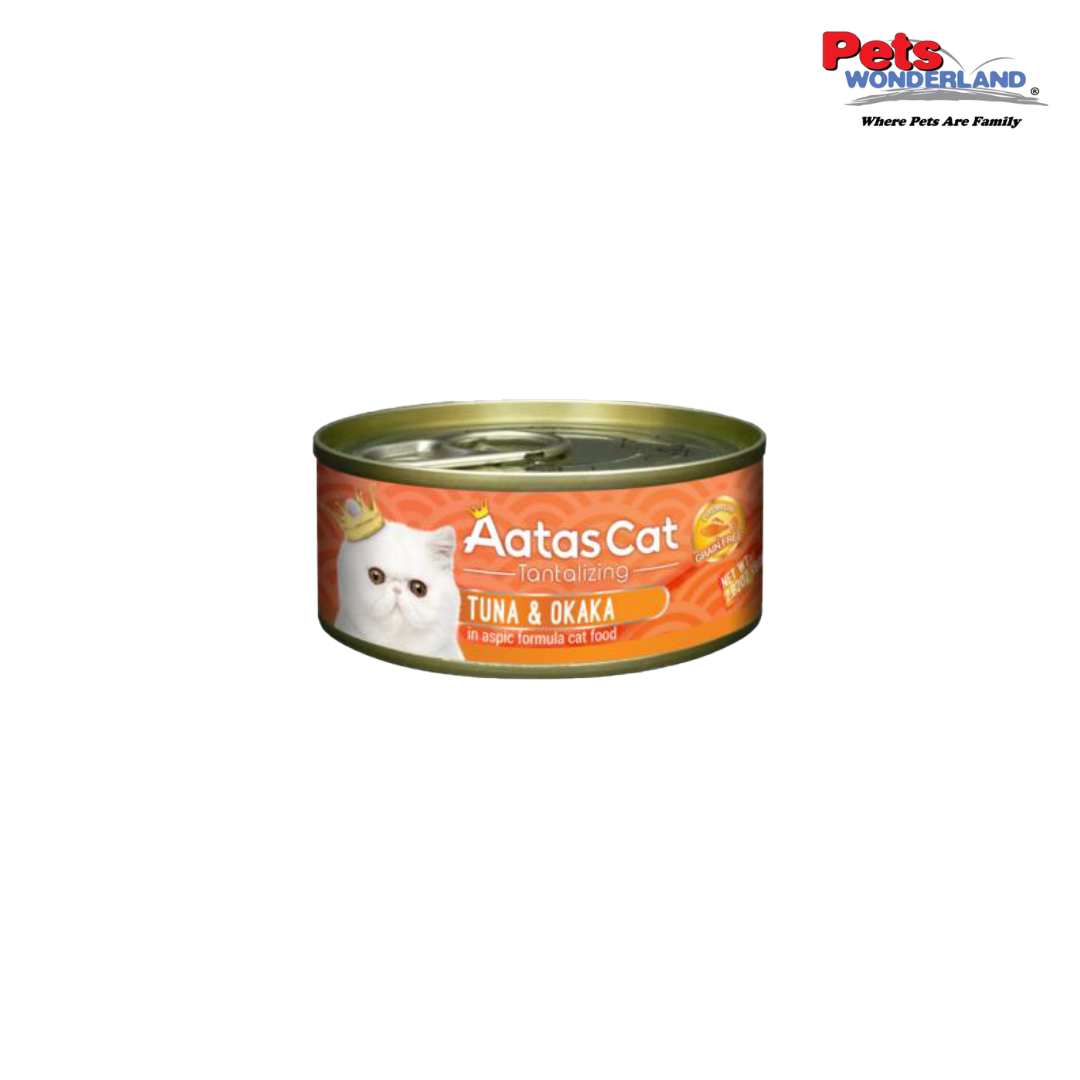 Aatas Cat Tantalizing Tuna & Okaka in Aspic 80g